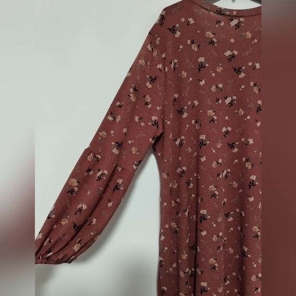 Floral Knit Dress / Size 2X / NWOT - Picture 5 of 7